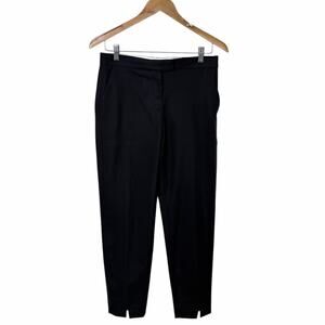 COS Slim Tapered Wool Blend Pants Womens Trouser Black Size 4